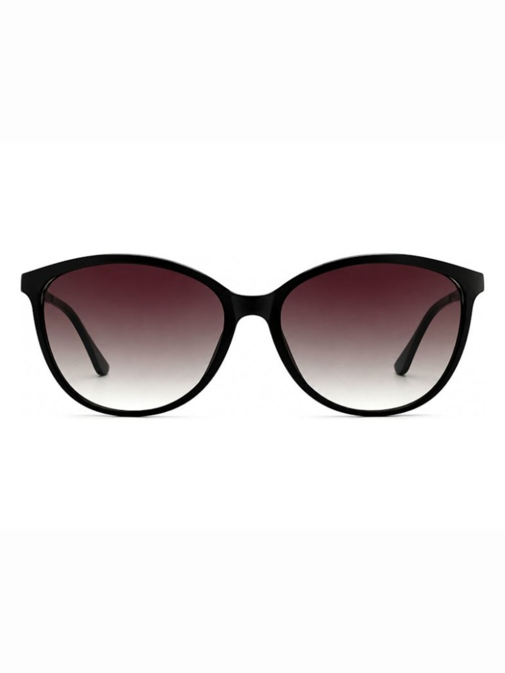 BEBE BBOP-1011CE-001 Women's Black Round Frame / Gray Gradient Lenses Sunglasses